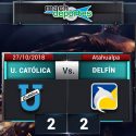 (VIDEO) Delfín se llevó un empate de su visita a Universidad Católica en el Atahualpa