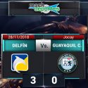 (VIDEO) Goleada de Delfín sobre Guayaquil City, en busca de asegurarse la Libertadores