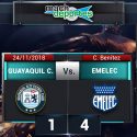 (VIDEO) Emelec goleó a Guayaquil City y se mantiene como líder