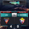 (VIDEO) Liga de Quito goleó a El Nacional en el Rodrigo Paz