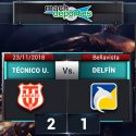 (VIDEO) Victoria de Técnico Universitario sobre Delfín que lo aleja de la zona de descenso