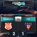 (VIDEO) Técnico Universitario sorprendió a Liga de Quito y se impuso en Ambato