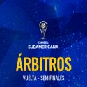 ¡REVISA! Los árbitros para las Semifinales de vuelta de la Sudamericana