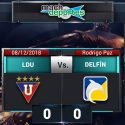 Liga de Quito solo pudo empatar contra Delfín y tendrá que jugar ante Emelec la final