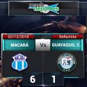 Goleada de Macará sobre Guayaquil City para asegurarse la Sudamericana
