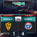 (VIDEO) Goleada de Olmedo en su visita a Fuerza Amarilla
