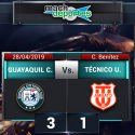 Guayaquil City venció cómodamente a Técnico Universitario en el Chucho Benítez