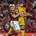 (FOTOS) Victoria de Peñarol ante Flamengo en Brasil