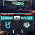 (VIDEO) Universidad Católica logró vencer por la mínima diferencia a Guayaquil City