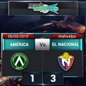 (VIDEO) El Nacional derrotó al América en el Atahualpa y se aleja cada vez más del descenso