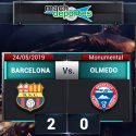 (VIDEO) Barcelona derrotó a Olmedo en el Monumental y sostiene la punta