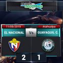 (VIDEO) El Nacional derrotó en el Atahualpa a Guayaquil City y se aleja cada vez más del descenso