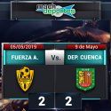 Fuerza Amarilla rescató un empate de local ante Deportivo Cuenca