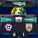 (VIDEO) Uruguay derrotó a Chile y clasifica como líder en el Grupo C