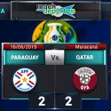 (VIDEO) Qatar rescató un empate ante Paraguay en Rio de Janeiro
