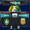 (VIDEO) Brasil venció a Argentina en el Clásico Sudamericano y es el primer finalista de la Copa América