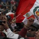 La selección peruana arribó a Lima y fue recibido por un centenar de hinchas