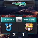 (VIDEO) Universidad Católica derrotó a Barcelona y es el nuevo líder del torneo