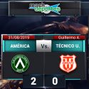 América derrotó a Técnico Universitario y busca la salvación