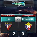 (VIDEO) Liga de Quito venció a El Nacional y quiere asegurar su clasificación a los Play Offs
