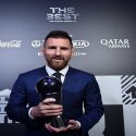 (FOTO) Lionel Messi ganó el premio The Best al mejor jugador de la temporada.
