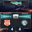 (VIDEO) En emocionante partido, Técnico Universitario rescató un empate de local ante Guayaquil City