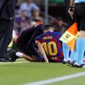 (TUIT) Otra vez: Messi es baja por lesión en el FC Barcelona
