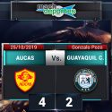 (VIDEO) Aucas goleó a Guayaquil City y buscar ascender en los puestos de Play Offs