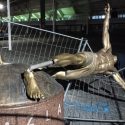 Un nuevo ataque sufrió la estatua de ZlatanIbrahimovic
