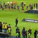 (VÍDEO) Gesto de Solari deja bien con los jugadores del América que da la vuelta al mundo