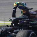 La historia detrás del festejo de Hamilton a lo Senna en Brasil y la multa que recibió en el GP de San Pablo de la Fórmula 1