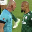 (VÍDEO) Pitana en la final de la Libertadores: el tenso cara a cara con Felipe Melo y el jugador que simuló un golpe del árbitro