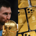 Cómo es la historia del empresario que les regala a Messi y a la Scaloneta fundas de oro de Iphone