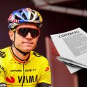 Wout Van Aert extiende contrato con el Visma Lease a Bike, no irá al mundial