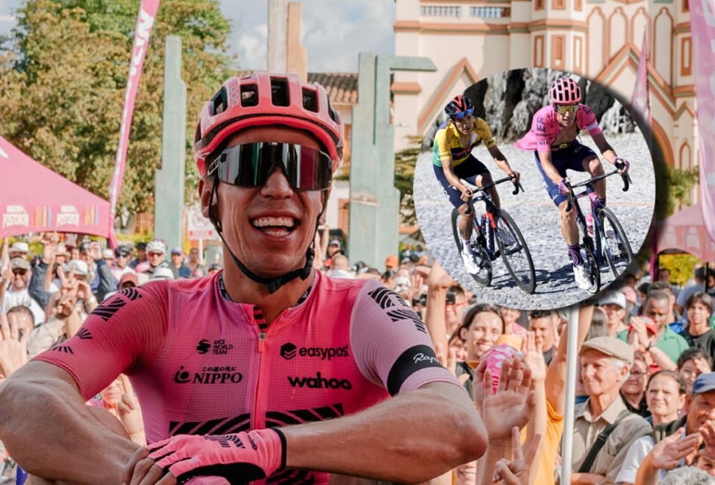 Emotiva despedida de Rigoberto Urán, corrió junto a Carapaz en el EF